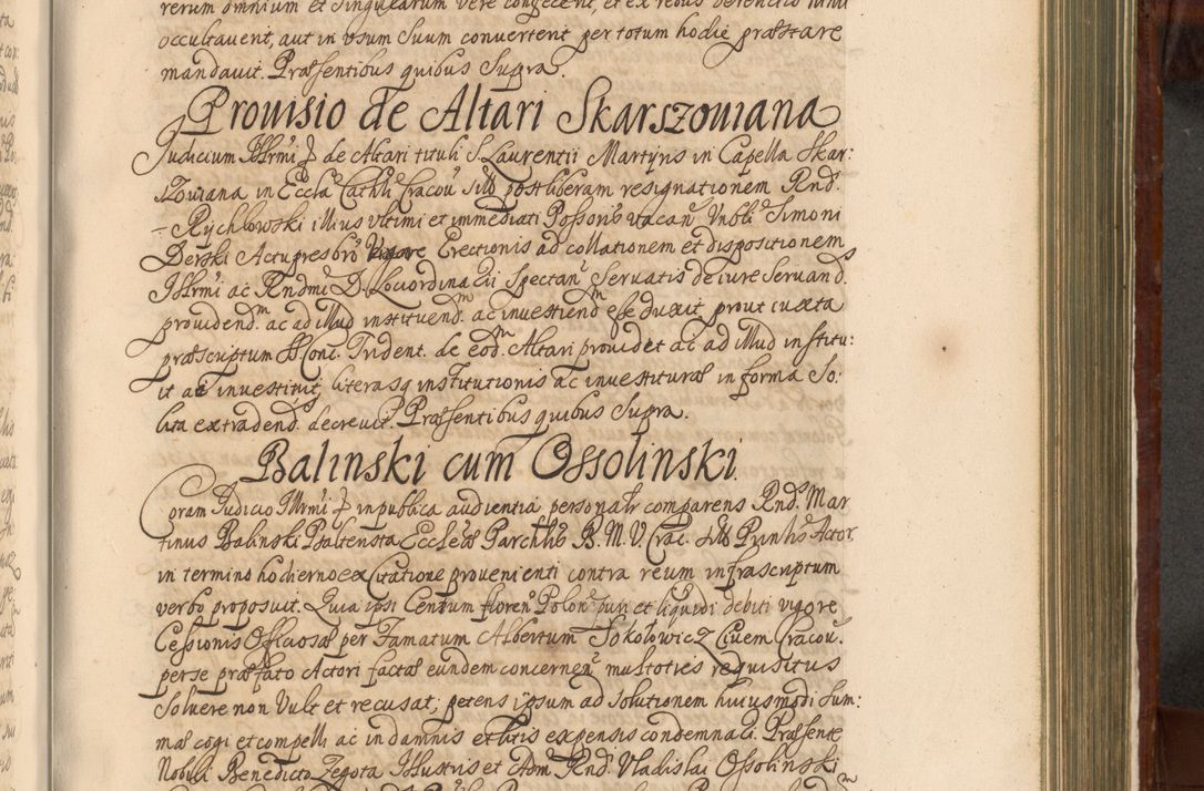 Zdjęcie nr 1082 dla obiektu archiwalnego: Acta actorum episcopalium R. D. Andreae Trzebicki, episcopi Cracoviensis et ducis Severiae a die 26 Augusti anni 1661 ad annum 1666 inclusive. Volumen III.