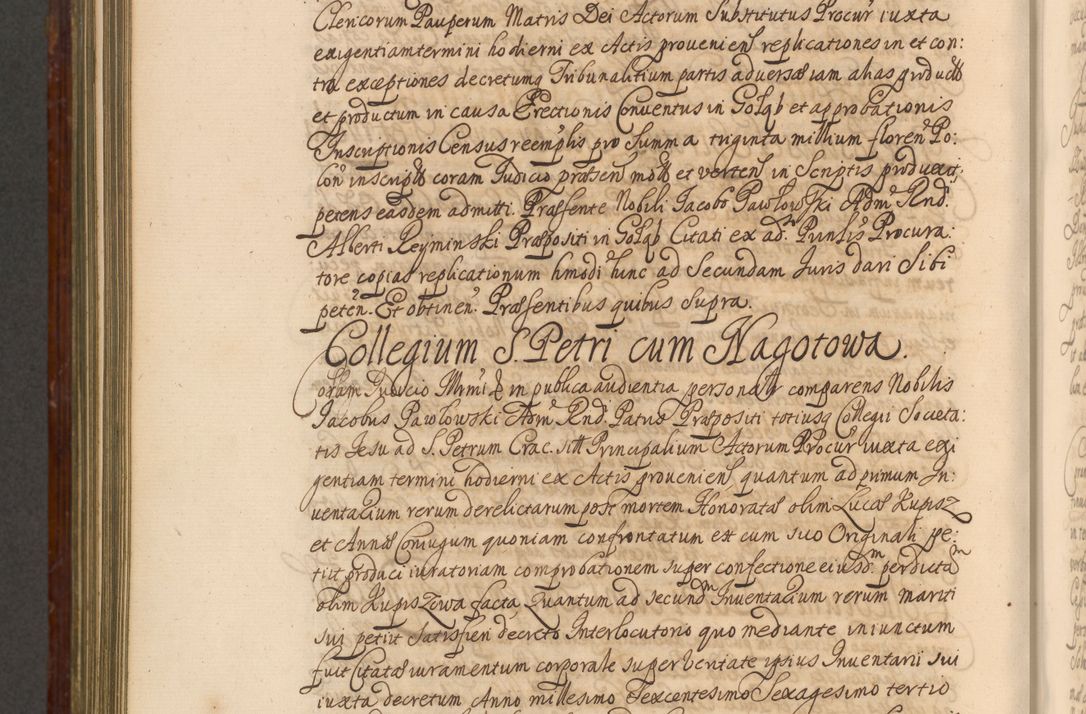Zdjęcie nr 1081 dla obiektu archiwalnego: Acta actorum episcopalium R. D. Andreae Trzebicki, episcopi Cracoviensis et ducis Severiae a die 26 Augusti anni 1661 ad annum 1666 inclusive. Volumen III.