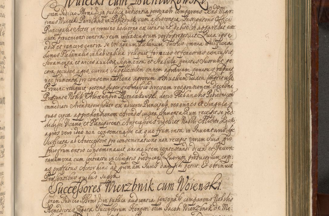 Zdjęcie nr 1076 dla obiektu archiwalnego: Acta actorum episcopalium R. D. Andreae Trzebicki, episcopi Cracoviensis et ducis Severiae a die 26 Augusti anni 1661 ad annum 1666 inclusive. Volumen III.