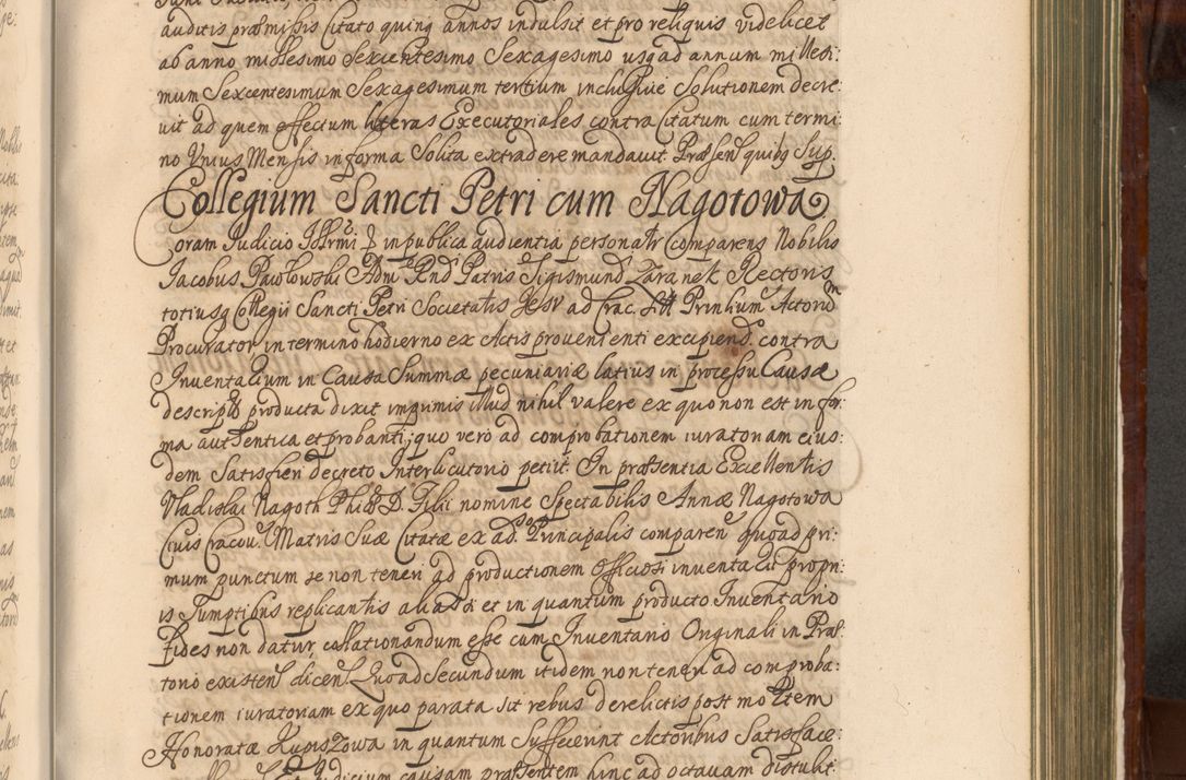 Zdjęcie nr 1074 dla obiektu archiwalnego: Acta actorum episcopalium R. D. Andreae Trzebicki, episcopi Cracoviensis et ducis Severiae a die 26 Augusti anni 1661 ad annum 1666 inclusive. Volumen III.