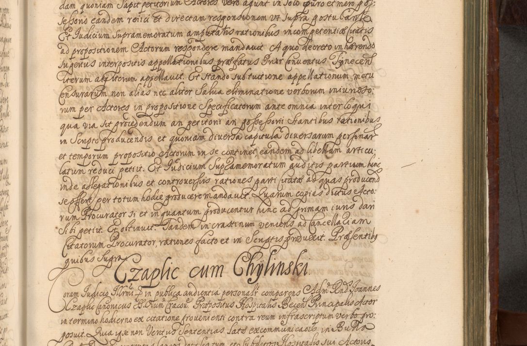 Zdjęcie nr 1064 dla obiektu archiwalnego: Acta actorum episcopalium R. D. Andreae Trzebicki, episcopi Cracoviensis et ducis Severiae a die 26 Augusti anni 1661 ad annum 1666 inclusive. Volumen III.
