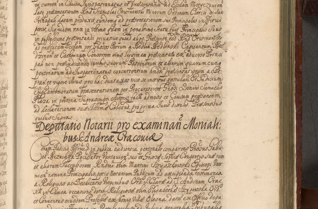 Zdjęcie nr 1058 dla obiektu archiwalnego: Acta actorum episcopalium R. D. Andreae Trzebicki, episcopi Cracoviensis et ducis Severiae a die 26 Augusti anni 1661 ad annum 1666 inclusive. Volumen III.