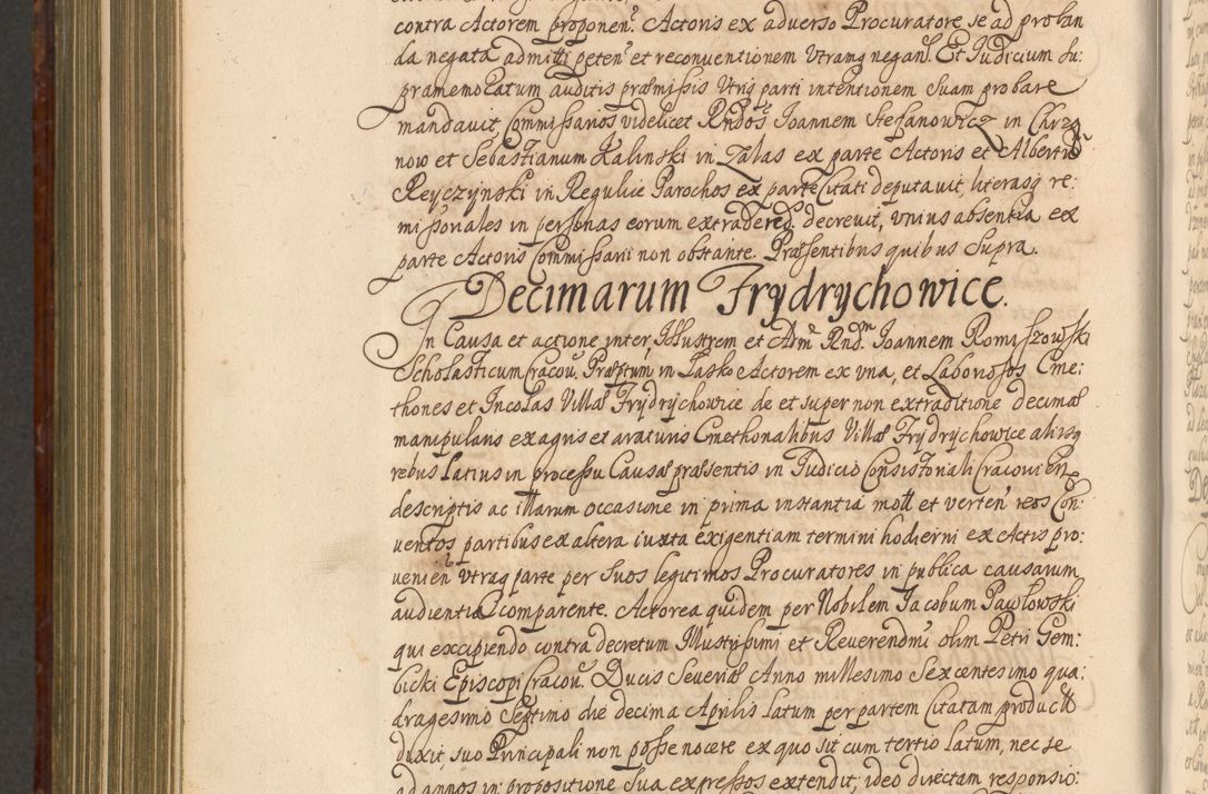 Zdjęcie nr 1057 dla obiektu archiwalnego: Acta actorum episcopalium R. D. Andreae Trzebicki, episcopi Cracoviensis et ducis Severiae a die 26 Augusti anni 1661 ad annum 1666 inclusive. Volumen III.