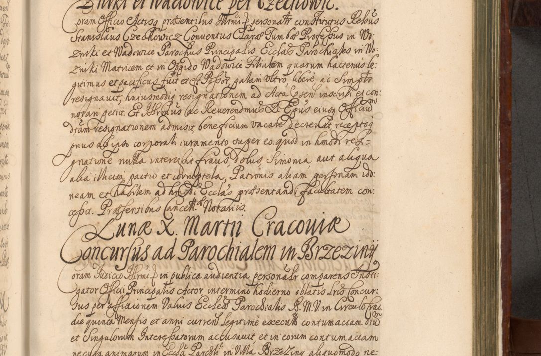 Zdjęcie nr 1054 dla obiektu archiwalnego: Acta actorum episcopalium R. D. Andreae Trzebicki, episcopi Cracoviensis et ducis Severiae a die 26 Augusti anni 1661 ad annum 1666 inclusive. Volumen III.