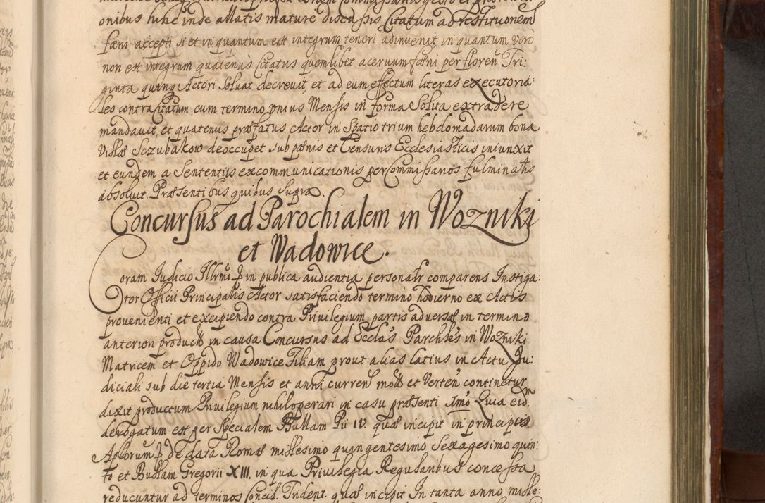 Zdjęcie nr 1052 dla obiektu archiwalnego: Acta actorum episcopalium R. D. Andreae Trzebicki, episcopi Cracoviensis et ducis Severiae a die 26 Augusti anni 1661 ad annum 1666 inclusive. Volumen III.