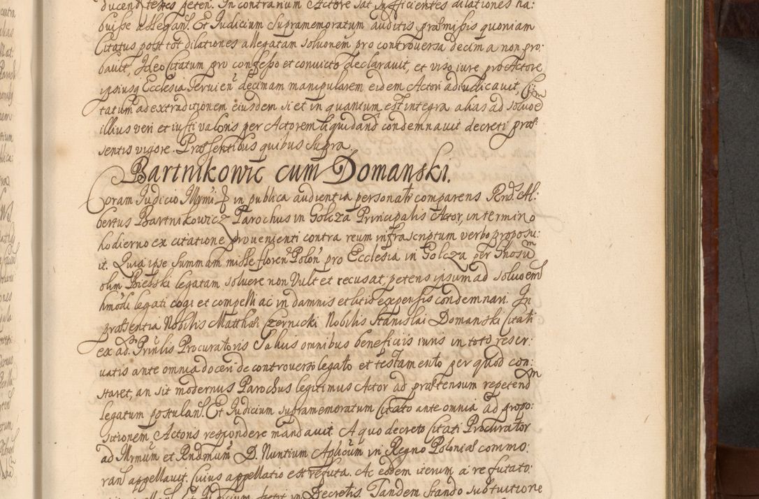 Zdjęcie nr 1048 dla obiektu archiwalnego: Acta actorum episcopalium R. D. Andreae Trzebicki, episcopi Cracoviensis et ducis Severiae a die 26 Augusti anni 1661 ad annum 1666 inclusive. Volumen III.