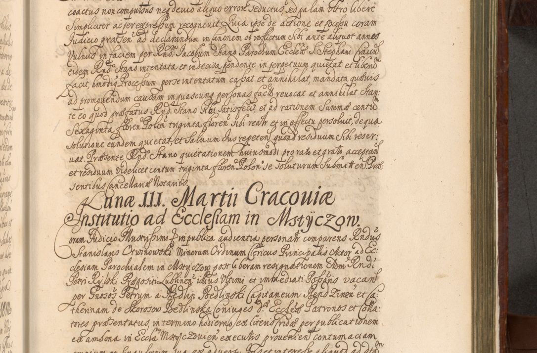 Zdjęcie nr 1044 dla obiektu archiwalnego: Acta actorum episcopalium R. D. Andreae Trzebicki, episcopi Cracoviensis et ducis Severiae a die 26 Augusti anni 1661 ad annum 1666 inclusive. Volumen III.