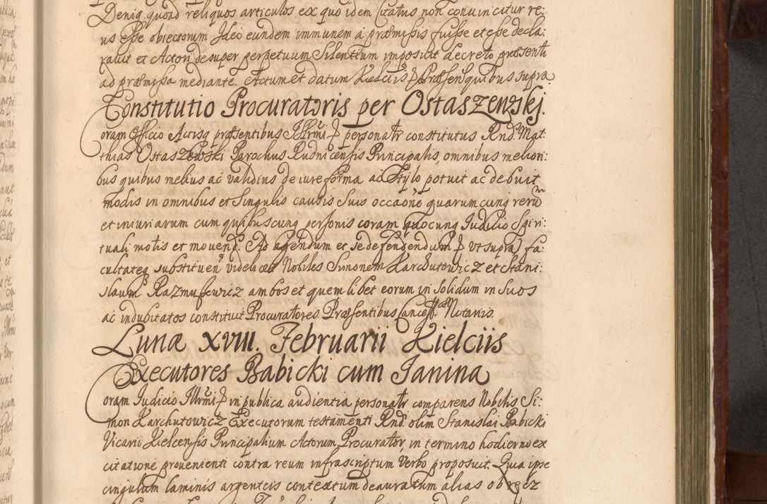 Zdjęcie nr 1040 dla obiektu archiwalnego: Acta actorum episcopalium R. D. Andreae Trzebicki, episcopi Cracoviensis et ducis Severiae a die 26 Augusti anni 1661 ad annum 1666 inclusive. Volumen III.