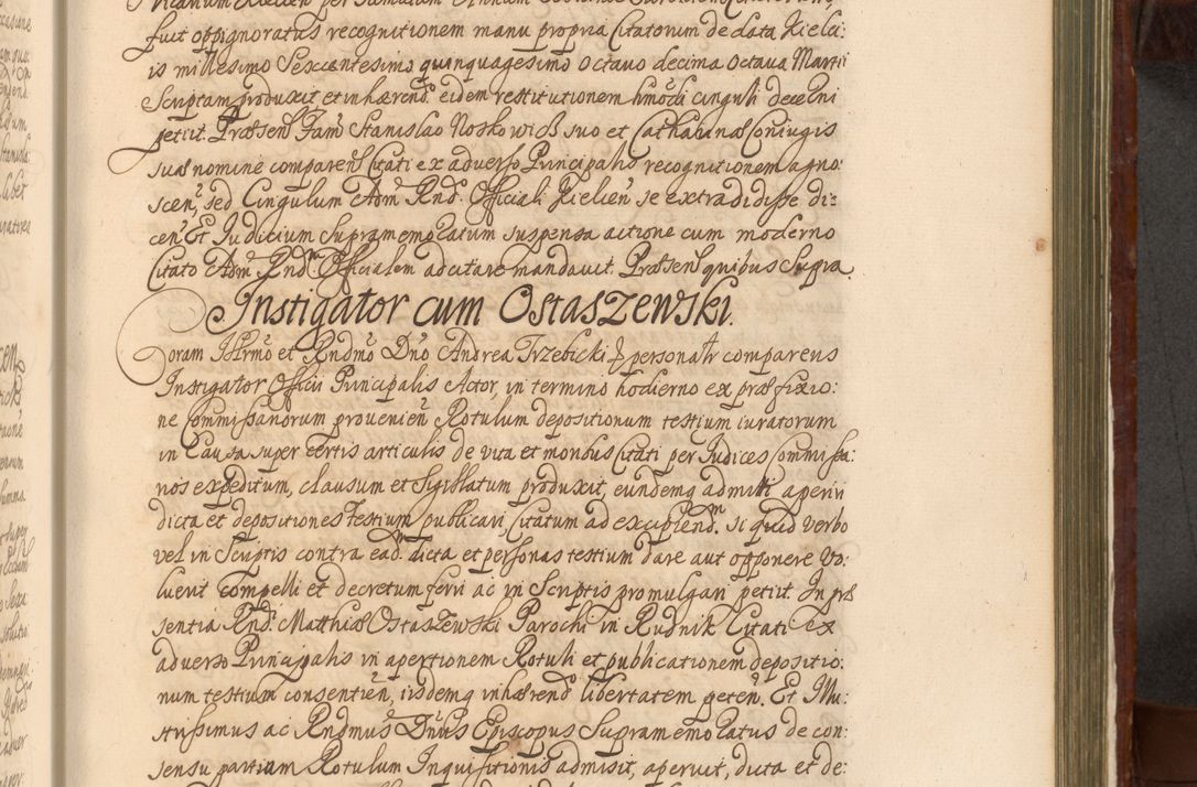 Zdjęcie nr 1038 dla obiektu archiwalnego: Acta actorum episcopalium R. D. Andreae Trzebicki, episcopi Cracoviensis et ducis Severiae a die 26 Augusti anni 1661 ad annum 1666 inclusive. Volumen III.
