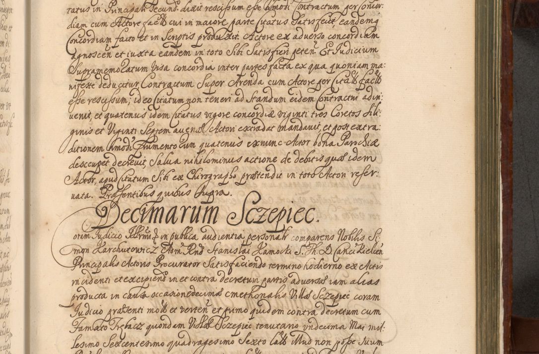 Zdjęcie nr 1034 dla obiektu archiwalnego: Acta actorum episcopalium R. D. Andreae Trzebicki, episcopi Cracoviensis et ducis Severiae a die 26 Augusti anni 1661 ad annum 1666 inclusive. Volumen III.