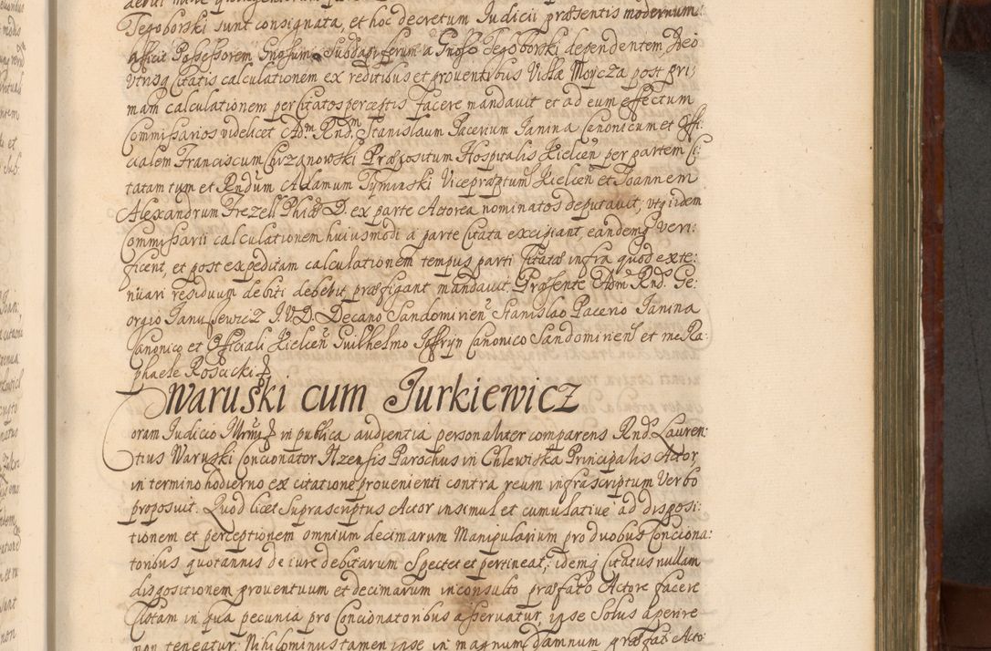 Zdjęcie nr 1032 dla obiektu archiwalnego: Acta actorum episcopalium R. D. Andreae Trzebicki, episcopi Cracoviensis et ducis Severiae a die 26 Augusti anni 1661 ad annum 1666 inclusive. Volumen III.