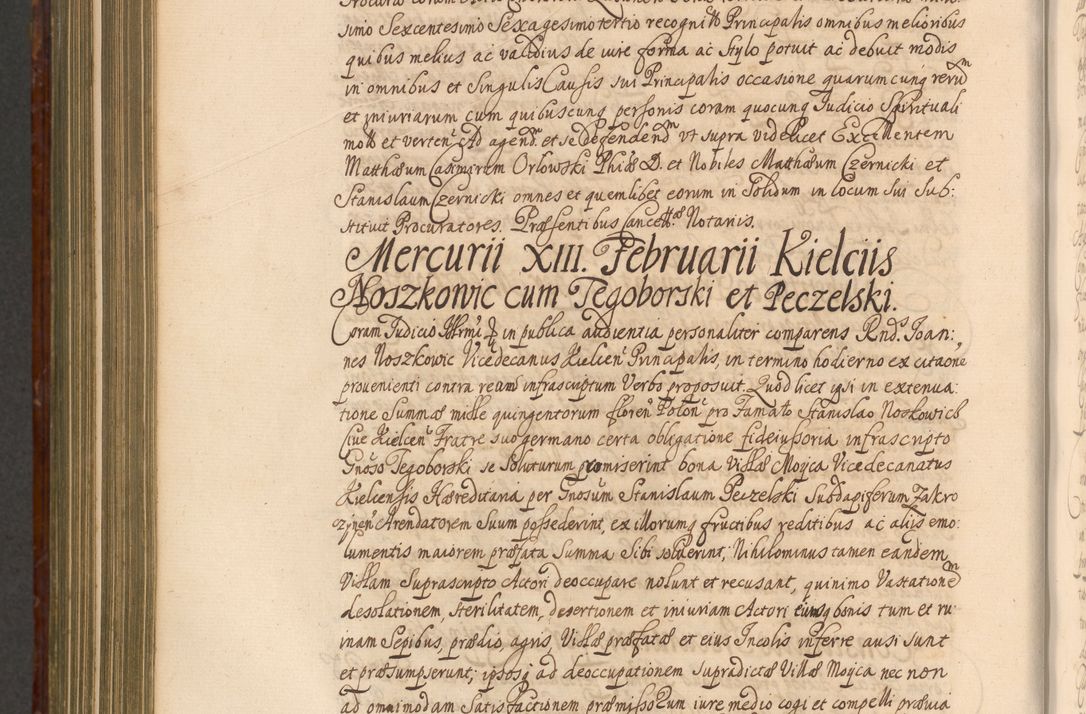 Zdjęcie nr 1031 dla obiektu archiwalnego: Acta actorum episcopalium R. D. Andreae Trzebicki, episcopi Cracoviensis et ducis Severiae a die 26 Augusti anni 1661 ad annum 1666 inclusive. Volumen III.
