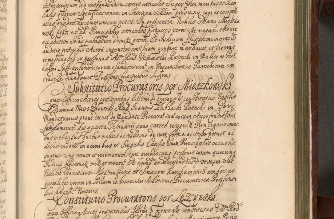 Zdjęcie nr 1030 dla obiektu archiwalnego: Acta actorum episcopalium R. D. Andreae Trzebicki, episcopi Cracoviensis et ducis Severiae a die 26 Augusti anni 1661 ad annum 1666 inclusive. Volumen III.