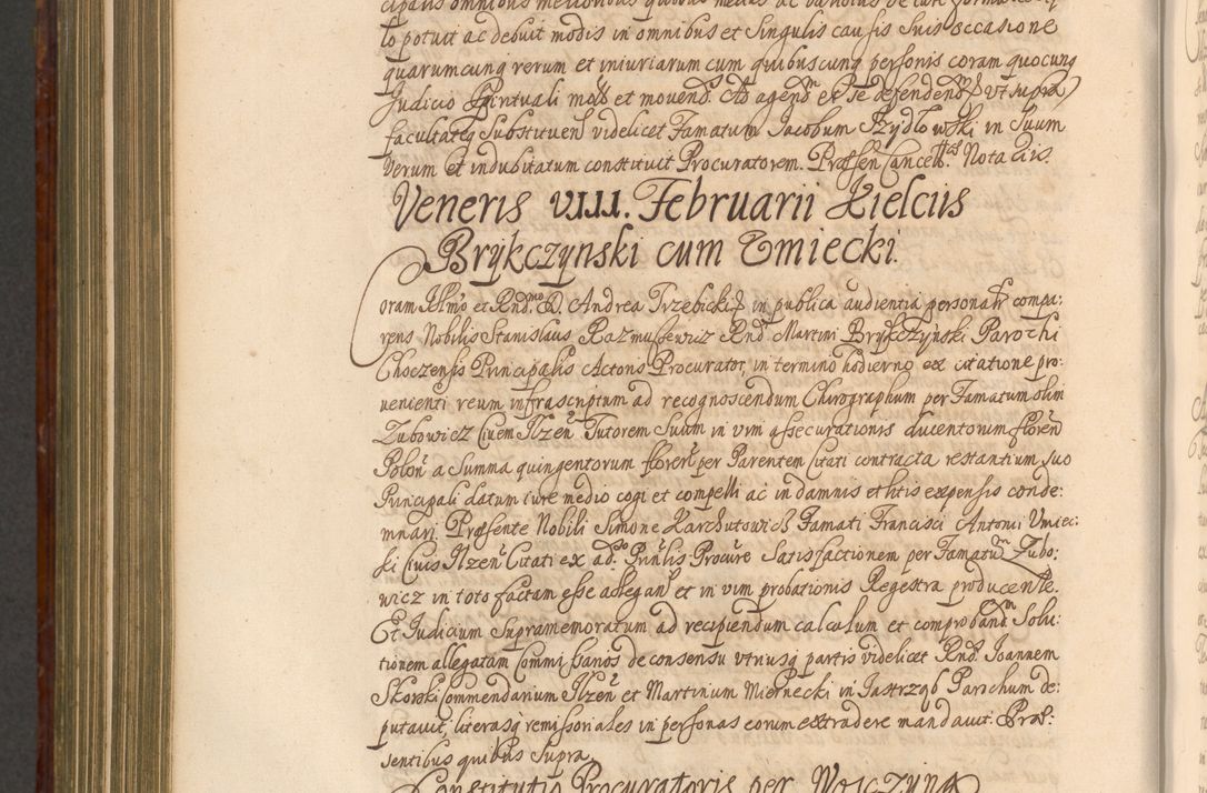 Zdjęcie nr 1027 dla obiektu archiwalnego: Acta actorum episcopalium R. D. Andreae Trzebicki, episcopi Cracoviensis et ducis Severiae a die 26 Augusti anni 1661 ad annum 1666 inclusive. Volumen III.