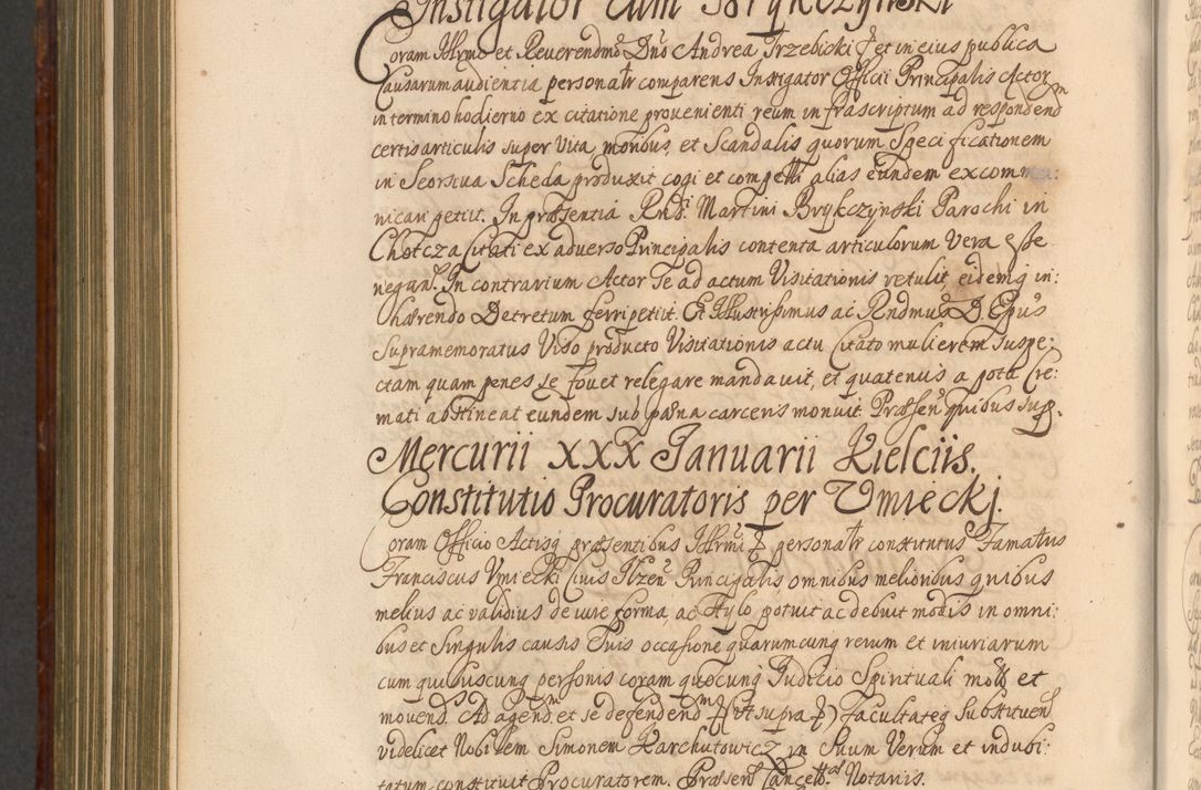 Zdjęcie nr 1023 dla obiektu archiwalnego: Acta actorum episcopalium R. D. Andreae Trzebicki, episcopi Cracoviensis et ducis Severiae a die 26 Augusti anni 1661 ad annum 1666 inclusive. Volumen III.