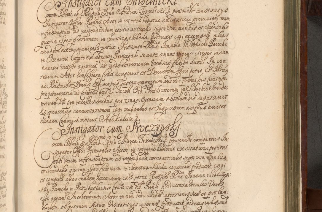 Zdjęcie nr 1016 dla obiektu archiwalnego: Acta actorum episcopalium R. D. Andreae Trzebicki, episcopi Cracoviensis et ducis Severiae a die 26 Augusti anni 1661 ad annum 1666 inclusive. Volumen III.