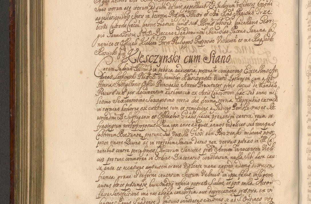 Zdjęcie nr 1013 dla obiektu archiwalnego: Acta actorum episcopalium R. D. Andreae Trzebicki, episcopi Cracoviensis et ducis Severiae a die 26 Augusti anni 1661 ad annum 1666 inclusive. Volumen III.