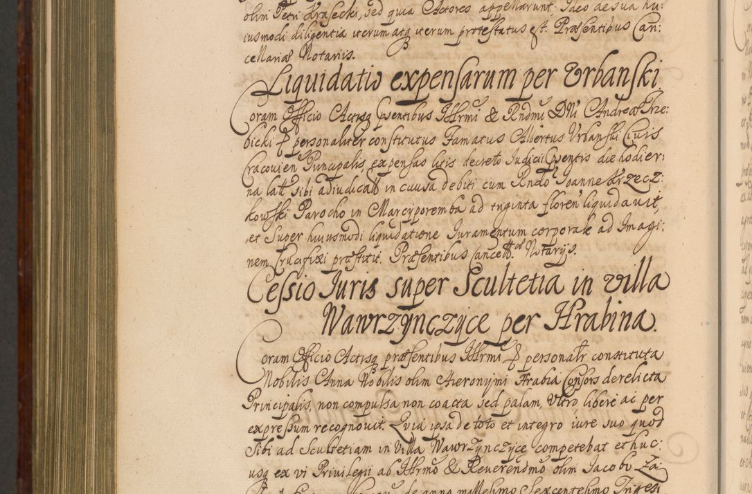 Zdjęcie nr 1405 dla obiektu archiwalnego: Acta actorum episcopalium R. D. Andreae Trzebicki, episcopi Cracoviensis et ducis Severiae a die 26 Augusti anni 1661 ad annum 1666 inclusive. Volumen III.