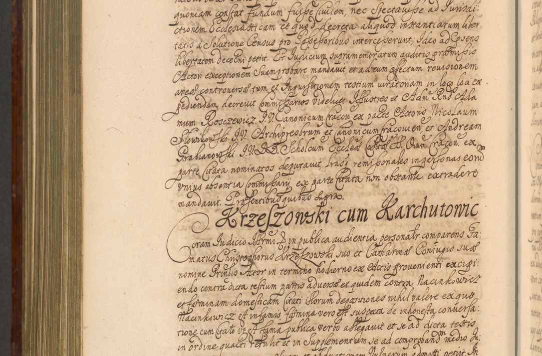 Zdjęcie nr 1401 dla obiektu archiwalnego: Acta actorum episcopalium R. D. Andreae Trzebicki, episcopi Cracoviensis et ducis Severiae a die 26 Augusti anni 1661 ad annum 1666 inclusive. Volumen III.