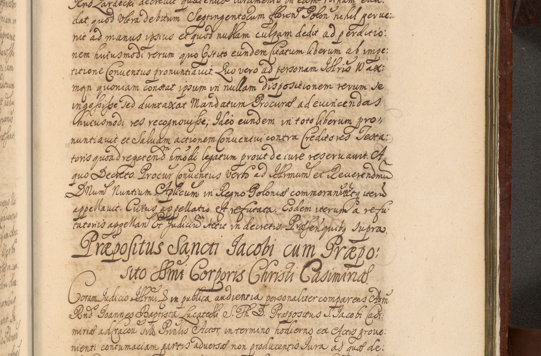 Zdjęcie nr 1400 dla obiektu archiwalnego: Acta actorum episcopalium R. D. Andreae Trzebicki, episcopi Cracoviensis et ducis Severiae a die 26 Augusti anni 1661 ad annum 1666 inclusive. Volumen III.