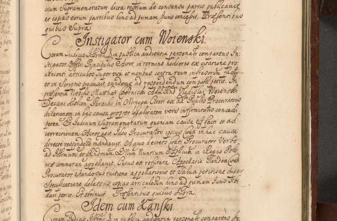 Zdjęcie nr 1396 dla obiektu archiwalnego: Acta actorum episcopalium R. D. Andreae Trzebicki, episcopi Cracoviensis et ducis Severiae a die 26 Augusti anni 1661 ad annum 1666 inclusive. Volumen III.