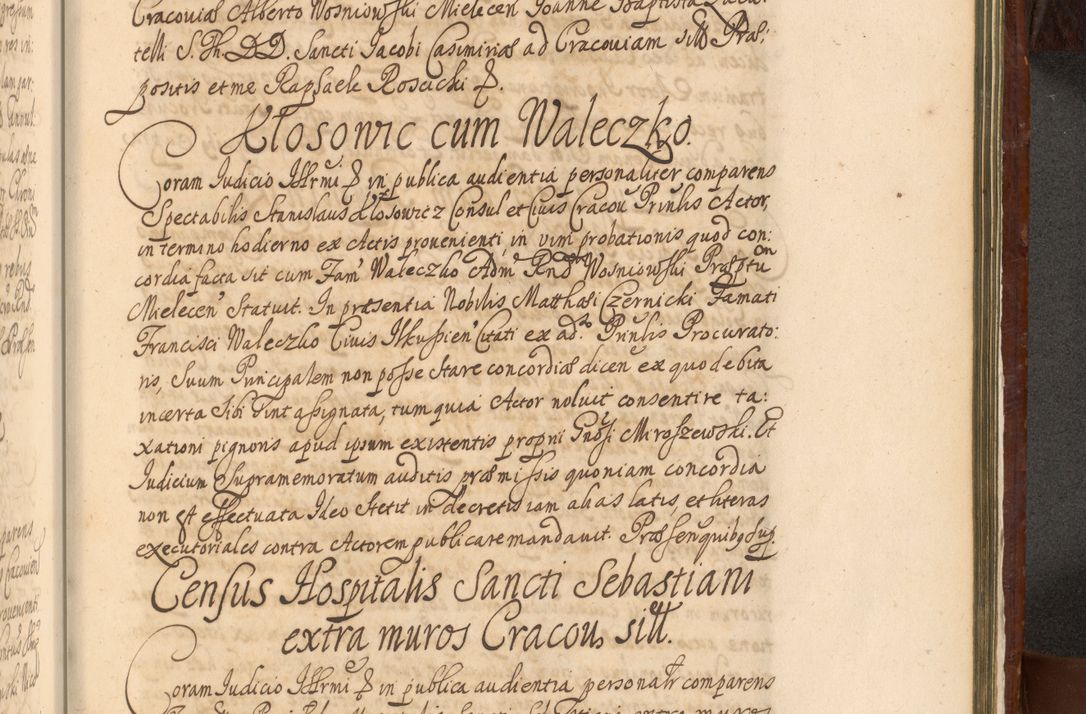 Zdjęcie nr 1394 dla obiektu archiwalnego: Acta actorum episcopalium R. D. Andreae Trzebicki, episcopi Cracoviensis et ducis Severiae a die 26 Augusti anni 1661 ad annum 1666 inclusive. Volumen III.