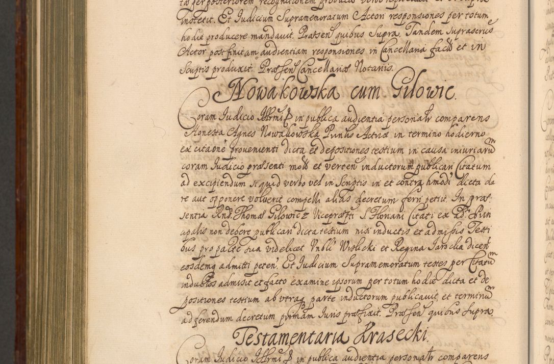 Zdjęcie nr 1387 dla obiektu archiwalnego: Acta actorum episcopalium R. D. Andreae Trzebicki, episcopi Cracoviensis et ducis Severiae a die 26 Augusti anni 1661 ad annum 1666 inclusive. Volumen III.