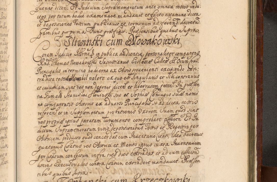 Zdjęcie nr 1386 dla obiektu archiwalnego: Acta actorum episcopalium R. D. Andreae Trzebicki, episcopi Cracoviensis et ducis Severiae a die 26 Augusti anni 1661 ad annum 1666 inclusive. Volumen III.