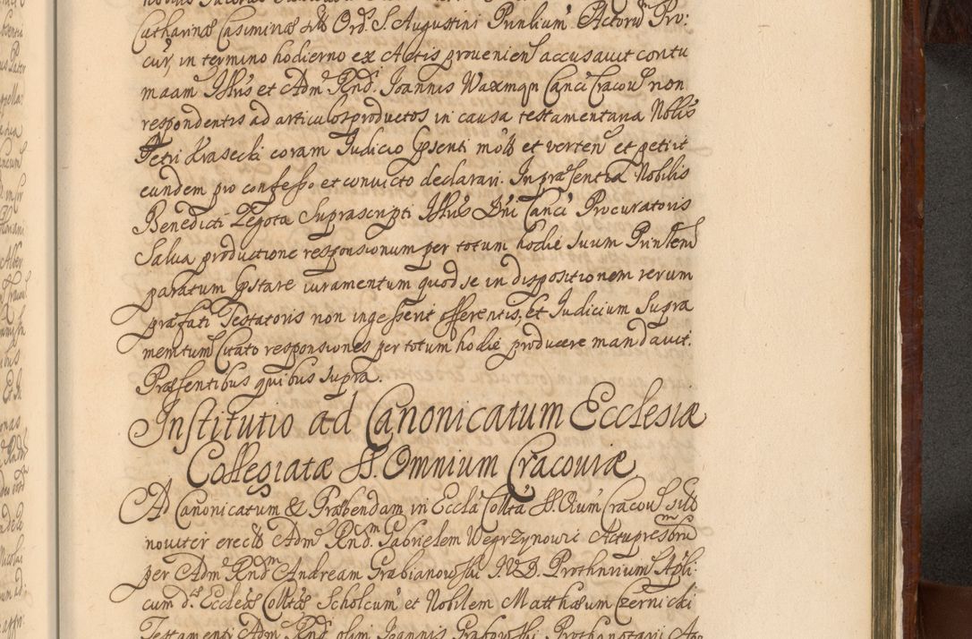 Zdjęcie nr 1378 dla obiektu archiwalnego: Acta actorum episcopalium R. D. Andreae Trzebicki, episcopi Cracoviensis et ducis Severiae a die 26 Augusti anni 1661 ad annum 1666 inclusive. Volumen III.