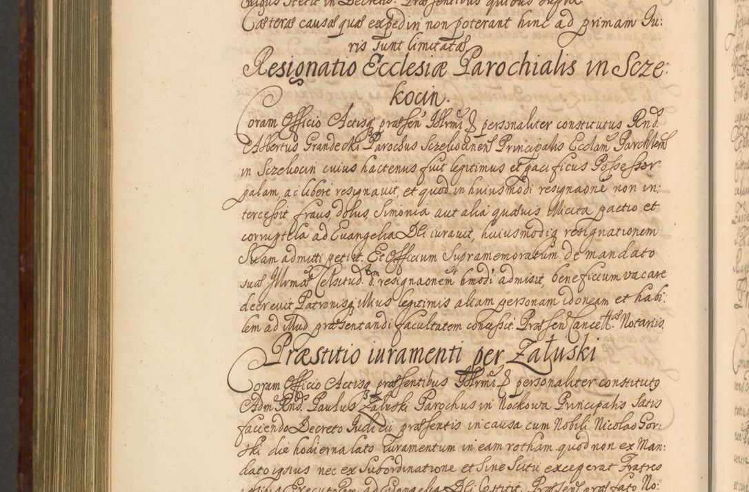Zdjęcie nr 1371 dla obiektu archiwalnego: Acta actorum episcopalium R. D. Andreae Trzebicki, episcopi Cracoviensis et ducis Severiae a die 26 Augusti anni 1661 ad annum 1666 inclusive. Volumen III.
