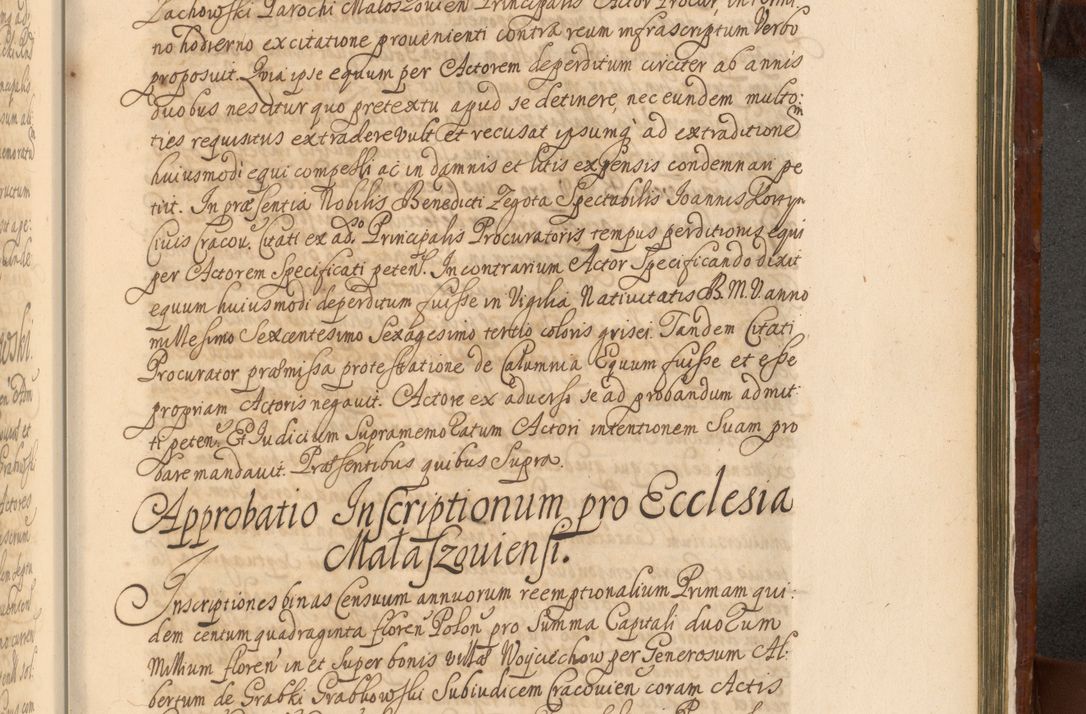 Zdjęcie nr 1358 dla obiektu archiwalnego: Acta actorum episcopalium R. D. Andreae Trzebicki, episcopi Cracoviensis et ducis Severiae a die 26 Augusti anni 1661 ad annum 1666 inclusive. Volumen III.