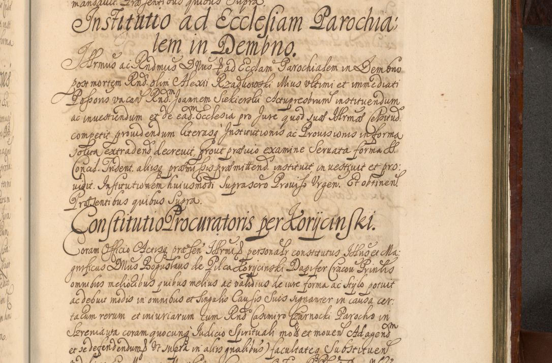 Zdjęcie nr 1350 dla obiektu archiwalnego: Acta actorum episcopalium R. D. Andreae Trzebicki, episcopi Cracoviensis et ducis Severiae a die 26 Augusti anni 1661 ad annum 1666 inclusive. Volumen III.