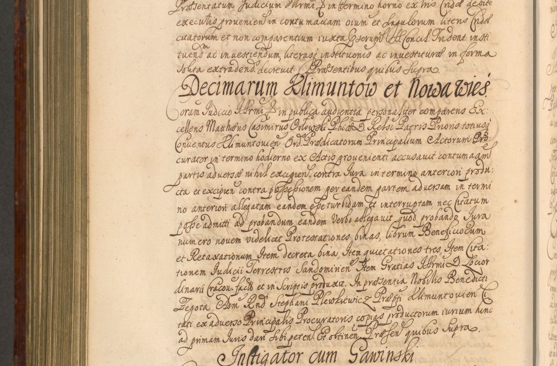 Zdjęcie nr 1349 dla obiektu archiwalnego: Acta actorum episcopalium R. D. Andreae Trzebicki, episcopi Cracoviensis et ducis Severiae a die 26 Augusti anni 1661 ad annum 1666 inclusive. Volumen III.