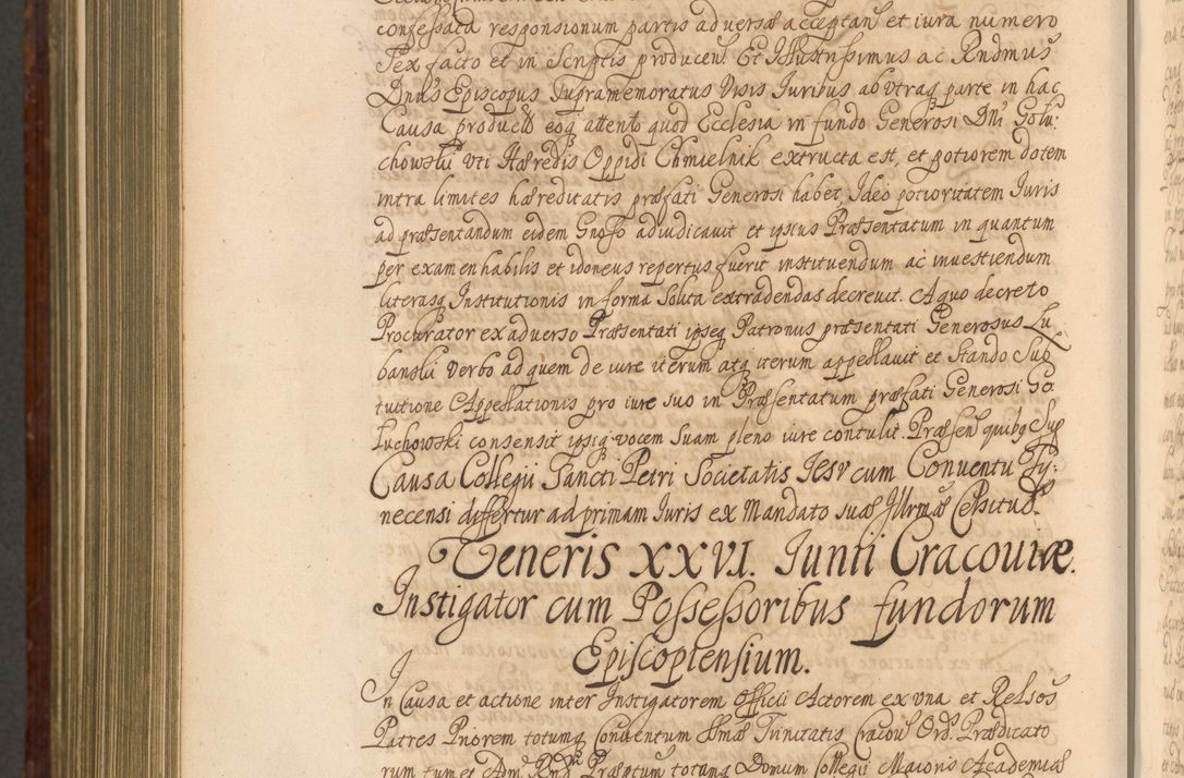 Zdjęcie nr 1341 dla obiektu archiwalnego: Acta actorum episcopalium R. D. Andreae Trzebicki, episcopi Cracoviensis et ducis Severiae a die 26 Augusti anni 1661 ad annum 1666 inclusive. Volumen III.