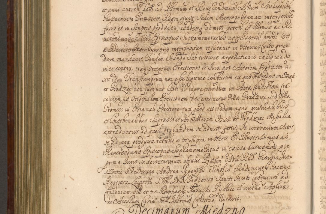 Zdjęcie nr 1339 dla obiektu archiwalnego: Acta actorum episcopalium R. D. Andreae Trzebicki, episcopi Cracoviensis et ducis Severiae a die 26 Augusti anni 1661 ad annum 1666 inclusive. Volumen III.