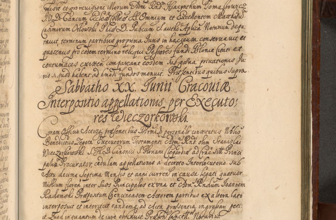 Zdjęcie nr 1338 dla obiektu archiwalnego: Acta actorum episcopalium R. D. Andreae Trzebicki, episcopi Cracoviensis et ducis Severiae a die 26 Augusti anni 1661 ad annum 1666 inclusive. Volumen III.