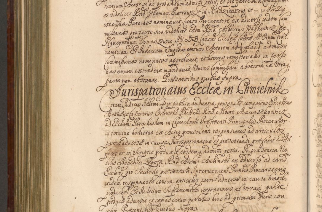 Zdjęcie nr 1335 dla obiektu archiwalnego: Acta actorum episcopalium R. D. Andreae Trzebicki, episcopi Cracoviensis et ducis Severiae a die 26 Augusti anni 1661 ad annum 1666 inclusive. Volumen III.