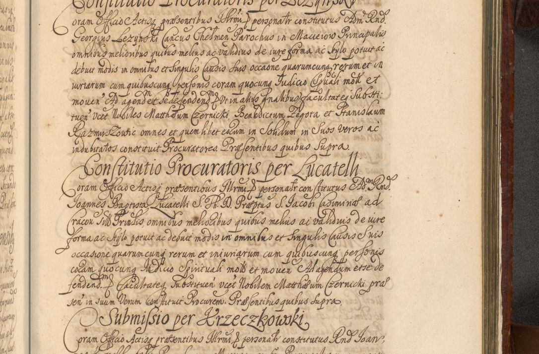 Zdjęcie nr 1330 dla obiektu archiwalnego: Acta actorum episcopalium R. D. Andreae Trzebicki, episcopi Cracoviensis et ducis Severiae a die 26 Augusti anni 1661 ad annum 1666 inclusive. Volumen III.
