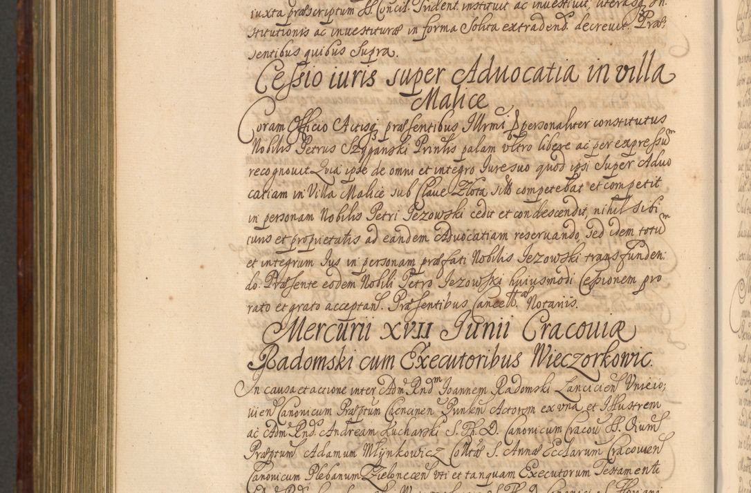 Zdjęcie nr 1331 dla obiektu archiwalnego: Acta actorum episcopalium R. D. Andreae Trzebicki, episcopi Cracoviensis et ducis Severiae a die 26 Augusti anni 1661 ad annum 1666 inclusive. Volumen III.