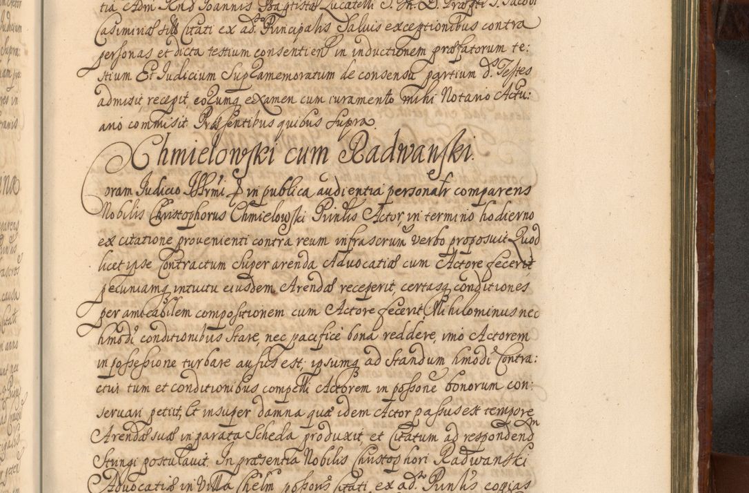 Zdjęcie nr 1326 dla obiektu archiwalnego: Acta actorum episcopalium R. D. Andreae Trzebicki, episcopi Cracoviensis et ducis Severiae a die 26 Augusti anni 1661 ad annum 1666 inclusive. Volumen III.