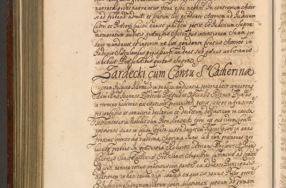Zdjęcie nr 1325 dla obiektu archiwalnego: Acta actorum episcopalium R. D. Andreae Trzebicki, episcopi Cracoviensis et ducis Severiae a die 26 Augusti anni 1661 ad annum 1666 inclusive. Volumen III.