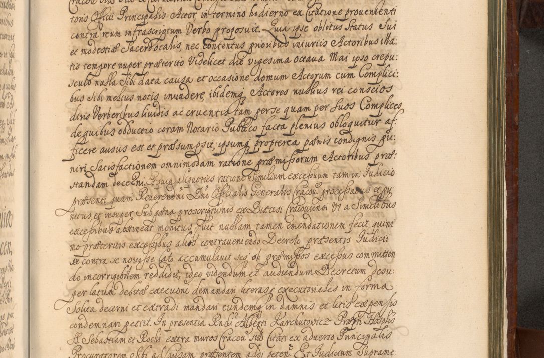 Zdjęcie nr 1318 dla obiektu archiwalnego: Acta actorum episcopalium R. D. Andreae Trzebicki, episcopi Cracoviensis et ducis Severiae a die 26 Augusti anni 1661 ad annum 1666 inclusive. Volumen III.