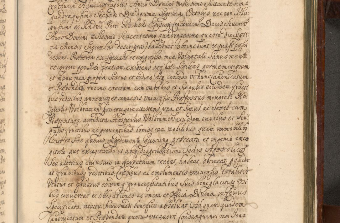 Zdjęcie nr 1304 dla obiektu archiwalnego: Acta actorum episcopalium R. D. Andreae Trzebicki, episcopi Cracoviensis et ducis Severiae a die 26 Augusti anni 1661 ad annum 1666 inclusive. Volumen III.
