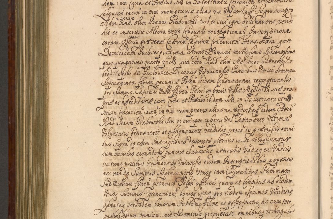 Zdjęcie nr 1301 dla obiektu archiwalnego: Acta actorum episcopalium R. D. Andreae Trzebicki, episcopi Cracoviensis et ducis Severiae a die 26 Augusti anni 1661 ad annum 1666 inclusive. Volumen III.