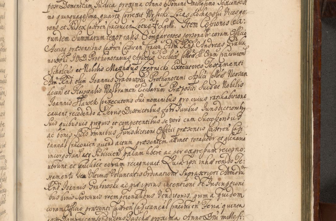Zdjęcie nr 1300 dla obiektu archiwalnego: Acta actorum episcopalium R. D. Andreae Trzebicki, episcopi Cracoviensis et ducis Severiae a die 26 Augusti anni 1661 ad annum 1666 inclusive. Volumen III.