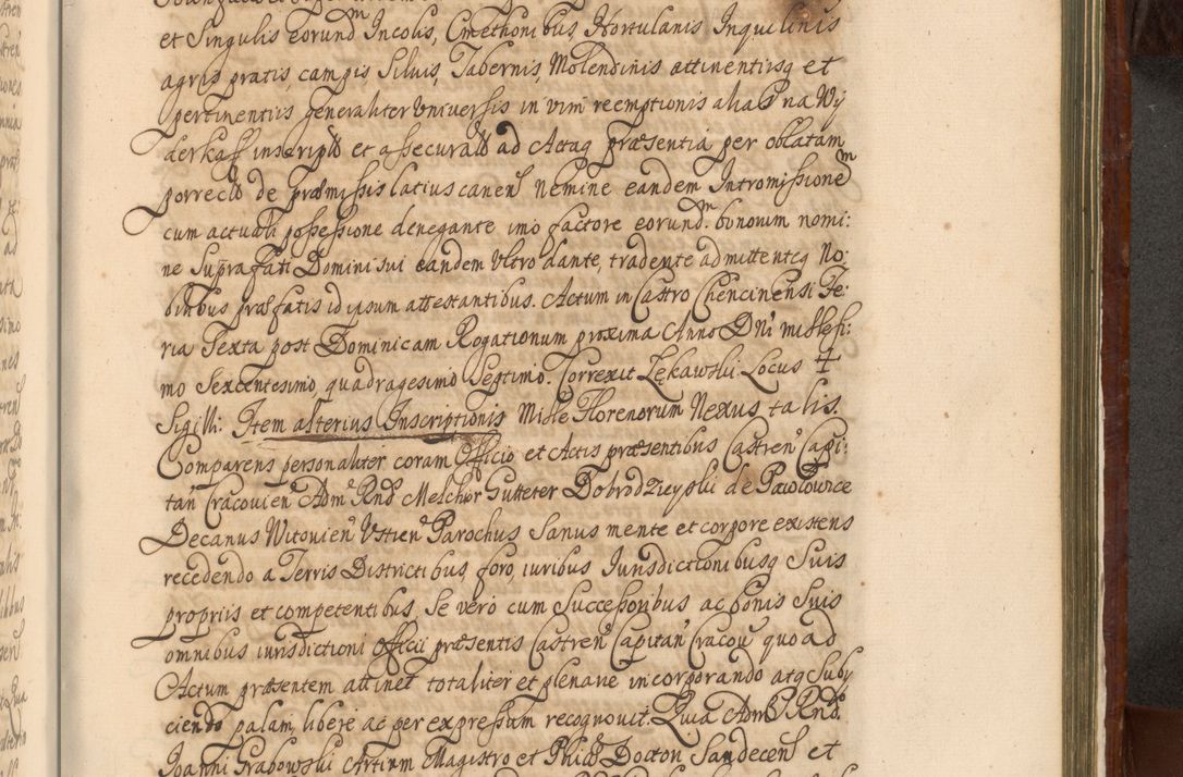 Zdjęcie nr 1296 dla obiektu archiwalnego: Acta actorum episcopalium R. D. Andreae Trzebicki, episcopi Cracoviensis et ducis Severiae a die 26 Augusti anni 1661 ad annum 1666 inclusive. Volumen III.