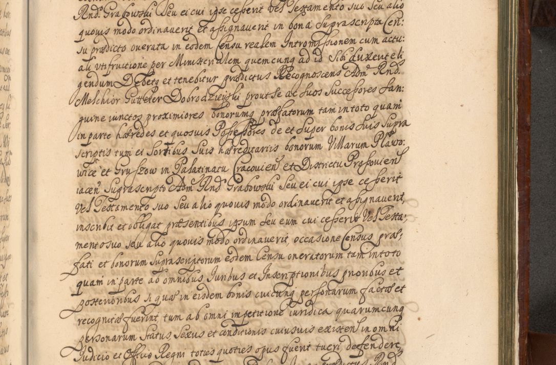 Zdjęcie nr 1298 dla obiektu archiwalnego: Acta actorum episcopalium R. D. Andreae Trzebicki, episcopi Cracoviensis et ducis Severiae a die 26 Augusti anni 1661 ad annum 1666 inclusive. Volumen III.