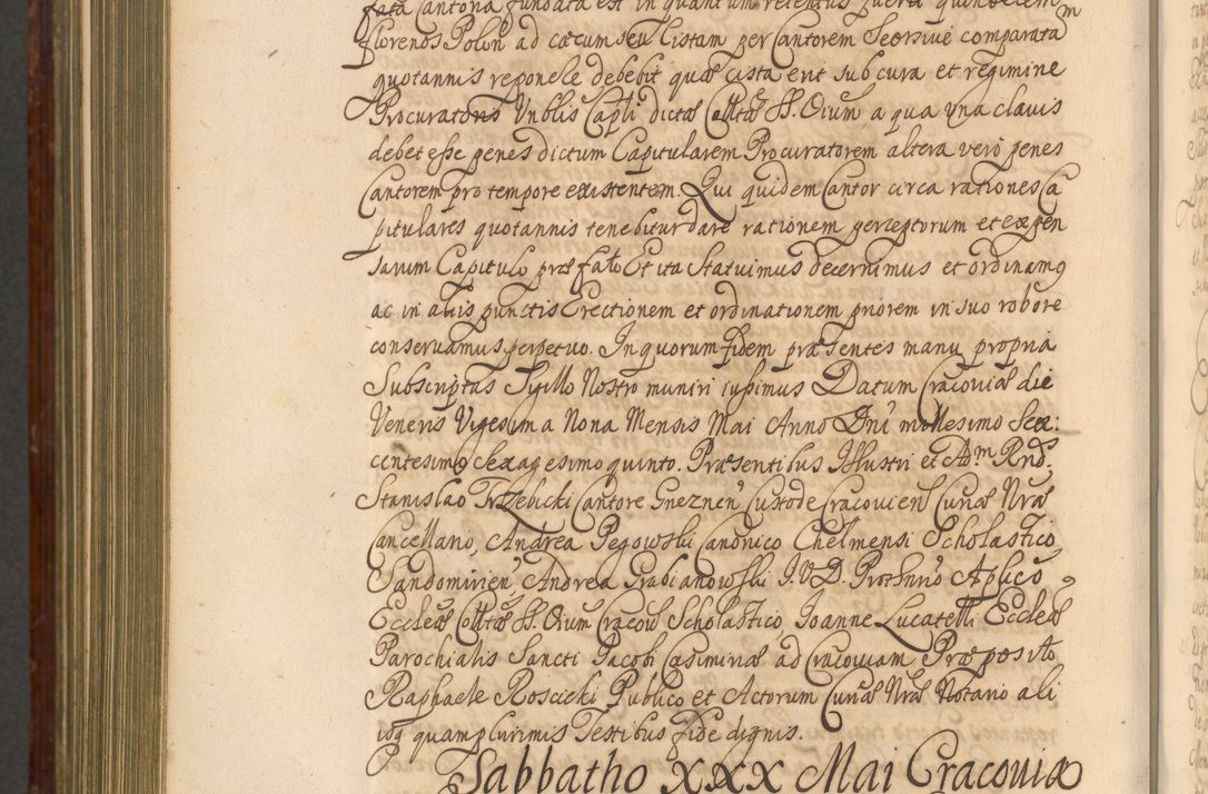 Zdjęcie nr 1285 dla obiektu archiwalnego: Acta actorum episcopalium R. D. Andreae Trzebicki, episcopi Cracoviensis et ducis Severiae a die 26 Augusti anni 1661 ad annum 1666 inclusive. Volumen III.