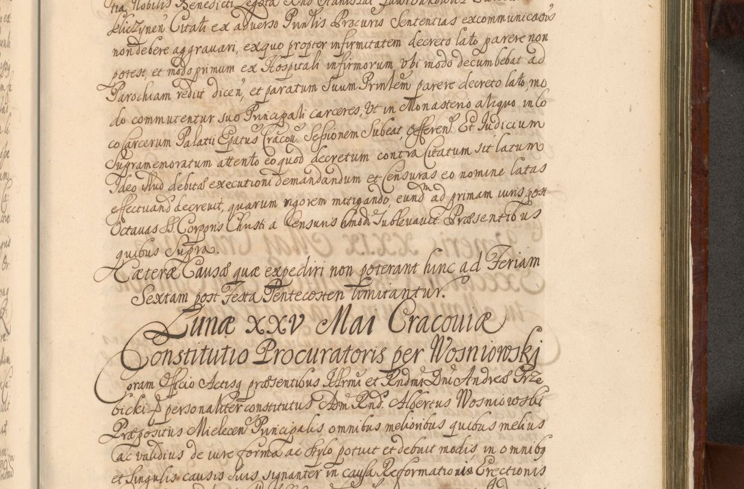 Zdjęcie nr 1276 dla obiektu archiwalnego: Acta actorum episcopalium R. D. Andreae Trzebicki, episcopi Cracoviensis et ducis Severiae a die 26 Augusti anni 1661 ad annum 1666 inclusive. Volumen III.
