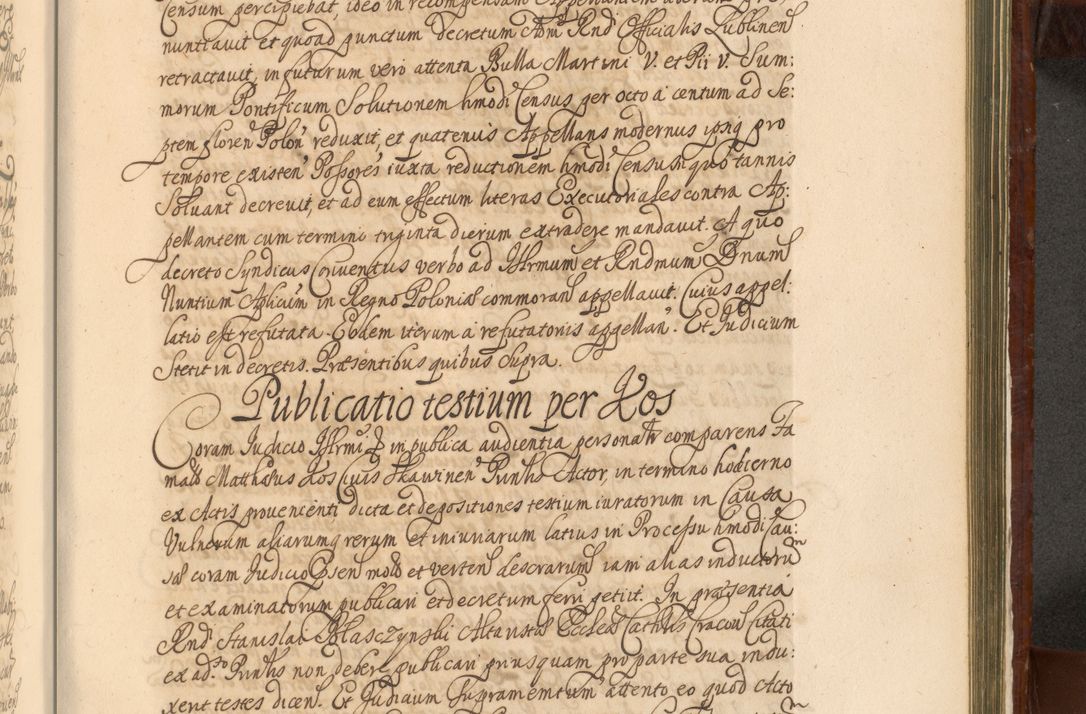 Zdjęcie nr 1274 dla obiektu archiwalnego: Acta actorum episcopalium R. D. Andreae Trzebicki, episcopi Cracoviensis et ducis Severiae a die 26 Augusti anni 1661 ad annum 1666 inclusive. Volumen III.